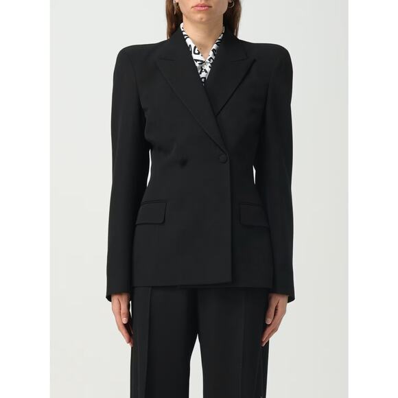 $3,450 NWT 2023 Balenciaga Round Shoulder Waisted Jacket - US 10FR 40